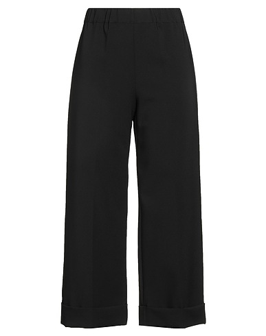 D.EXTERIOR Casual trouser Black 88% Polyester, 12% Elastane