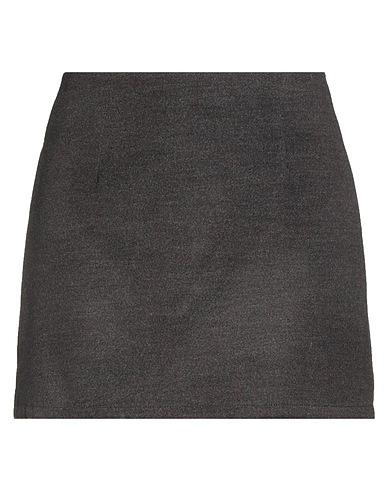 HAVEONE Mini skirt Charcoal 80% Polyester, 18% Viscose, 2% Elastic fibres