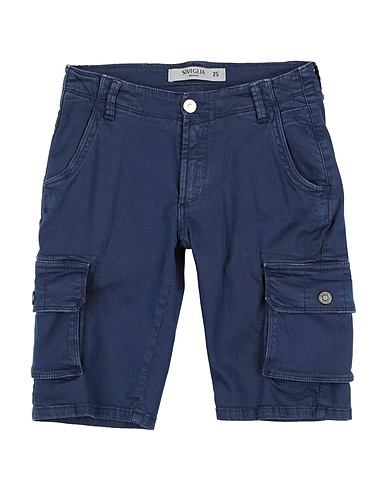 SIVIGLIA Shorts & Bermuda Navy blue 97% Cotton, 3% Elastane