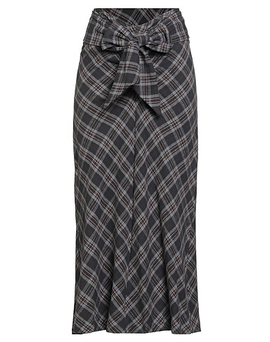 HAVEONE Midi skirt Grey 100% Cotton