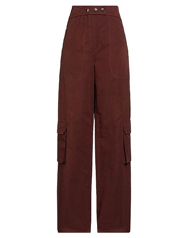 THE ANDAMANE Casual trouser Chocolate brown 45% Cotton, 39% Polyester, 16% Polyamide