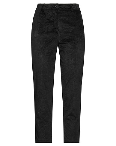 GAUDÌ Casual trouser Black 54% Viscose, 24% Cotton, 20% Polyester, 2% Elastane