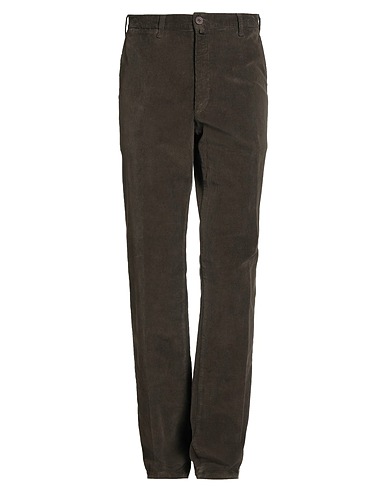 BARBOUR Casual trouser Dark green 98% Cotton, 2% Elastane
