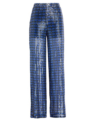 CARACTÈRE Casual trouser Blue 97% Polyester, 3% Elastane