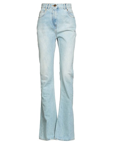BALMAIN Denim pants Blue 100% Cotton