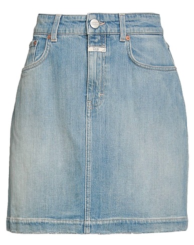 CLOSED Denim skirt 76% Organic cotton, 14% Lyocell, 9% Linen, 1% Elastane
