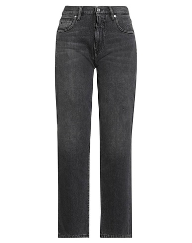 NINE IN THE MORNING Denim pants Black 100% Cotton
