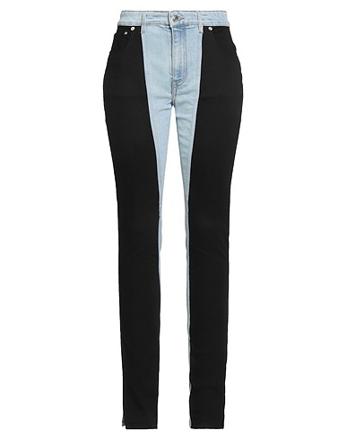 MUGLER Denim pants Blue 72% Cotton, 28% Elastomultiester, Elastane