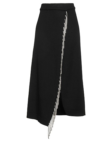 DODO BAR OR Midi skirt Black 54% Polyester, 20% Nylon, 20% Acrylic, 6% Wool