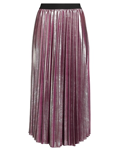 PLEASE Midi skirt Mauve 95% Polyester, 5% Elastane
