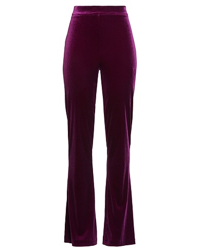 ACTUALEE Casual trouser Mauve 94% Polyester, 6% Elastane