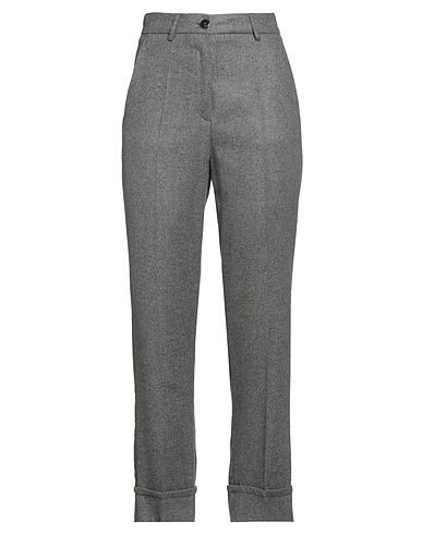CARACTÈRE Casual trouser Grey 70% Viscose, 30% Wool