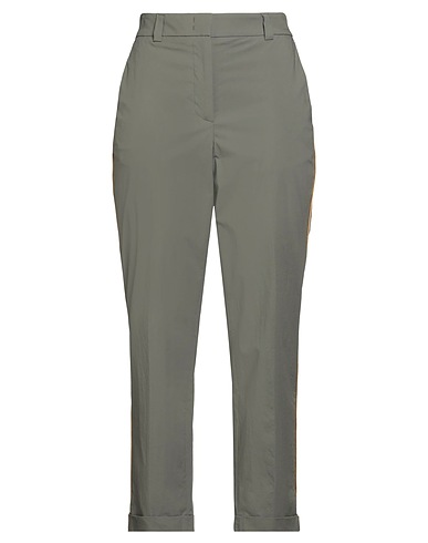 CAPPELLINI by PESERICO Casual trouser Military green 96% Cotton, 4% Elastane
