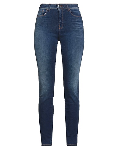 EMPORIO ARMANI Denim pants Blue 77% Cotton, 10% Lyocell, 9% Elastomultiester, 4% Elastane