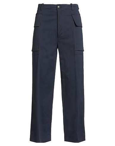 BALLANTYNE Casual pants Navy 98% Cotton, 2% Elastane