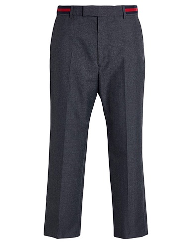 GUCCI Casual trouser Charcoal 55% Polyester, 45% Wool, Acrylic