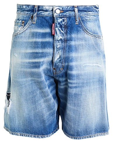 DSQUARED2 Denim shorts Blue 100% Cotton
