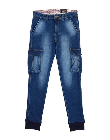 SP1 Denim trousers Blue 98% Cotton, 2% Elastane