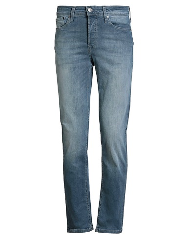 JACK & JONES Denim trousers Blue 98% Cotton, 2% Elastane
