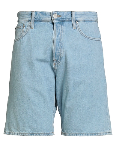 JACK & JONES Denim shorts Blue 80% Cotton, 20% Recycled cotton