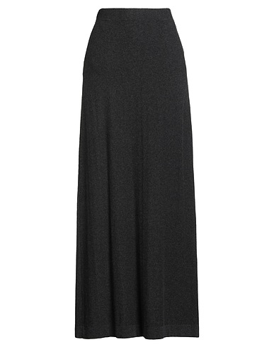 FABIANA FILIPPI Maxi Skirts Charcoal 100% Cashmere