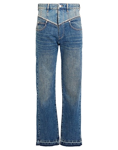 ISABEL MARANT Denim trousers Blue 100% Cotton