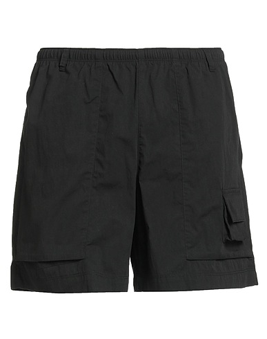 NIKE Shorts & Bermuda Black 74% Cotton, 26% Nylon
