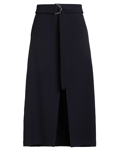 LIVIANA CONTI Long skirt Midnight blue 67% Polyester, 29% Viscose, 4% Elastane