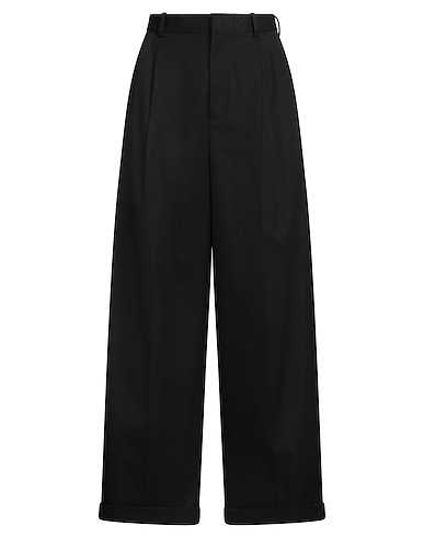 LOEWE Casual pants Black 90% Cotton, 10% Silk
