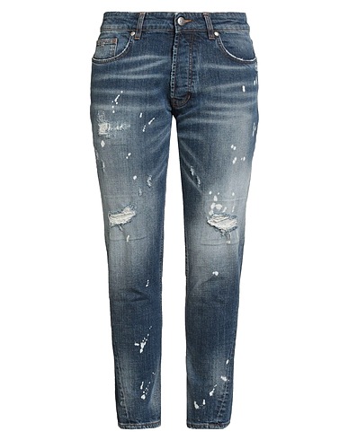 JOHN RICHMOND Baggy Blue 99% Cotton, 1% Elastane
