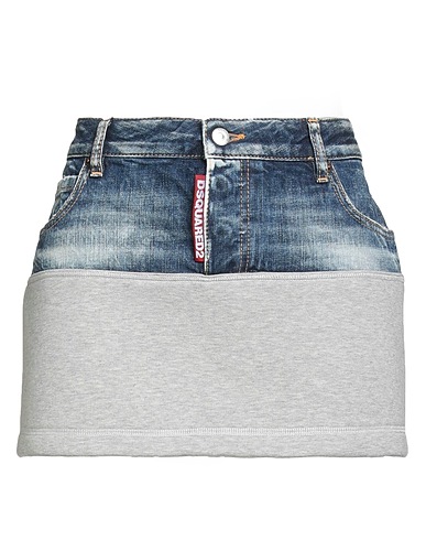 DSQUARED2 Denim skirt Blue 100% Cotton
