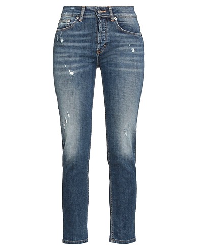 VICOLO Denim trousers DENIM COUTURE Blue 98% Cotton, 2% Elastane