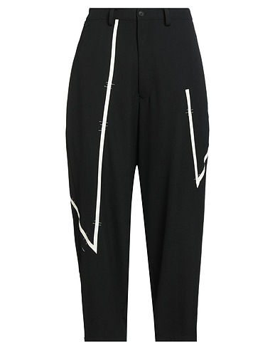 YOHJI YAMAMOTO POUR HOMME Casual trouser Black 100% Wool