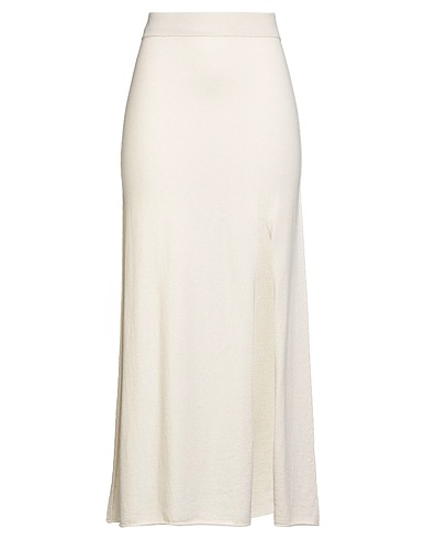 CANESSA Maxi Skirts AVORIO 100% Cashmere