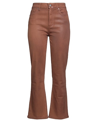 PAIGE Casual trouser Brown 52% Rayon, 26% Cotton, 21% Polyester, 1% Elastane