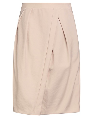 DRIES VAN NOTEN Midi skirt Beige 100% Wool