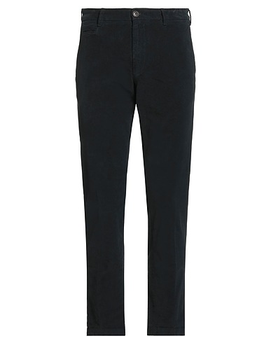 40WEFT Casual trouser Midnight blue 97% Cotton, 3% Elastane
