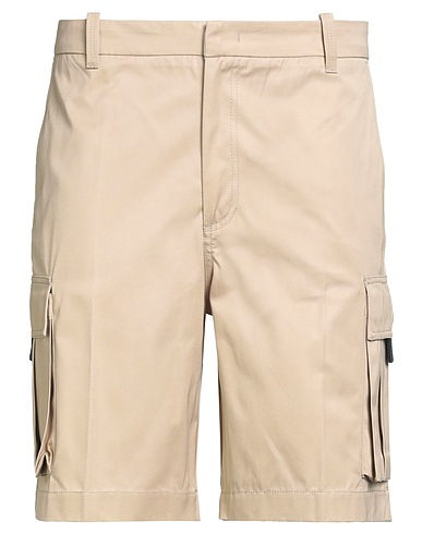 LIU •JO MAN Shorts & Bermuda Beige 100% Cotton