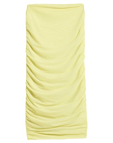 PATRIZIA PEPE Midi skirt Lime green 95% Polyester, 5% Elastane
