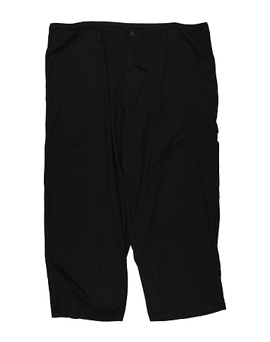 YOHJI YAMAMOTO POUR HOMME Denim trousers Black 100% Cotton