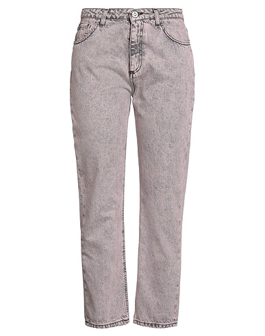 CARACTÈRE Denim trousers Pink 100% Cotton