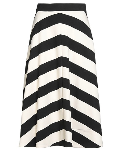 TWINSET Midi skirt U&B 80% Polyester, 17% Viscose, 3% Elastane