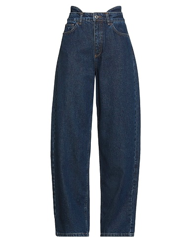 CARACTÈRE Denim trousers Blue 100% Cotton