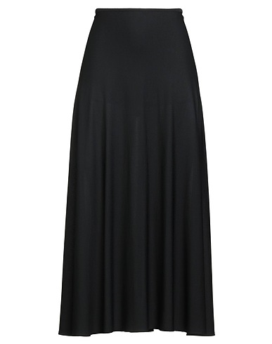 JIL SANDER Midi skirt Black 82% Viscose, 18% Polyamide
