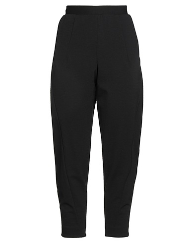 MOU ITALY Casual trouser DELUXE Black 65% Viscose, 30% Polyamide, 5% Elastane