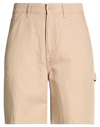 JACK & JONES БРЮКИ, ШОРТЫ И ЮБКИ PANTS STUDIO Бежевый 55% Хлопок, 45% Лен