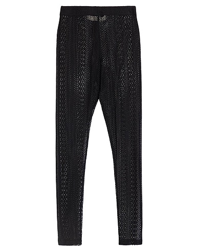 TELA Casual trouser Black 70% Viscose, 25% Polyamide, 5% Elastane