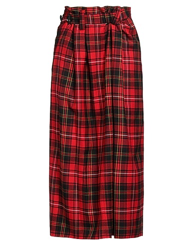 Y'S YOHJI YAMAMOTO Long skirt Red 100% Wool
