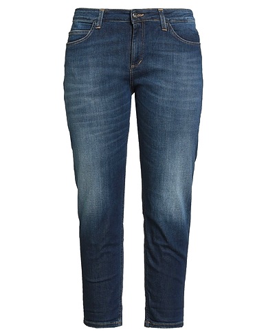 KAOS JEANS Denim trousers Blue 98% Cotton, 2% Elastane