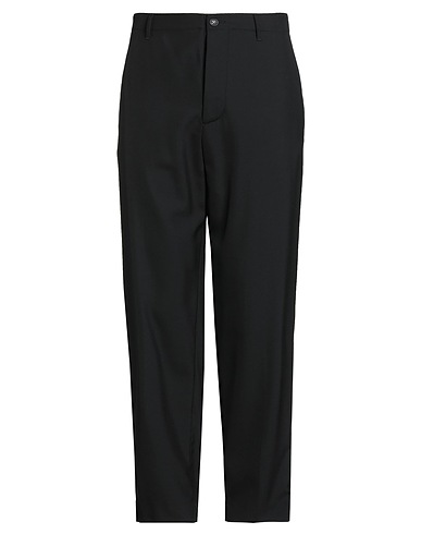 MASSIMO ALBA Casual trouser Black 100% Virgin Wool